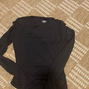 Women's Black Long Sleeve body suit